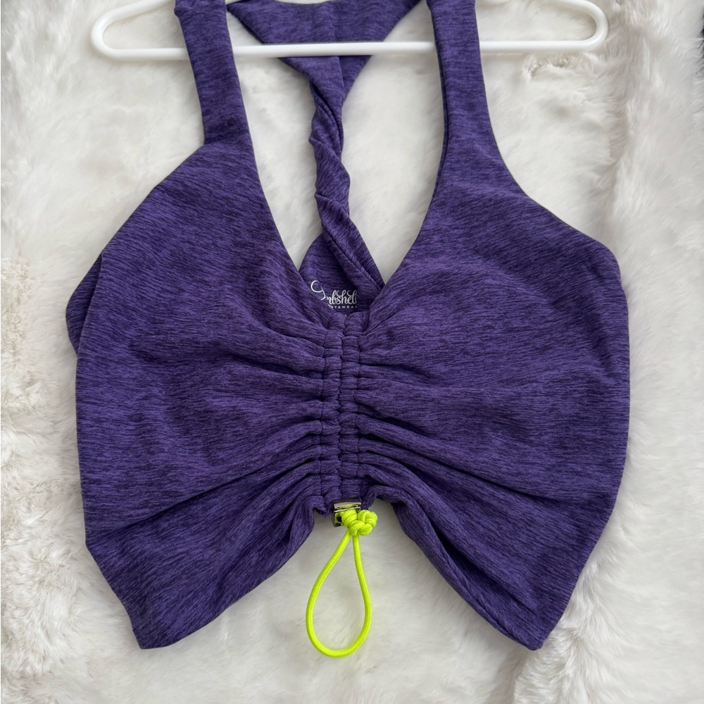 Bombshell sportswear purple toggle bra
Size M